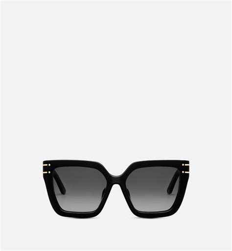 DiorSignature S10F Black Square Sunglasses 